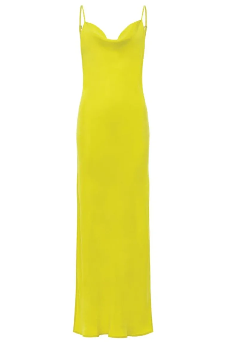 Dresses | Midi Dresses<CULT MIA SERENGETI LOLA SLIP DRESS Citron
