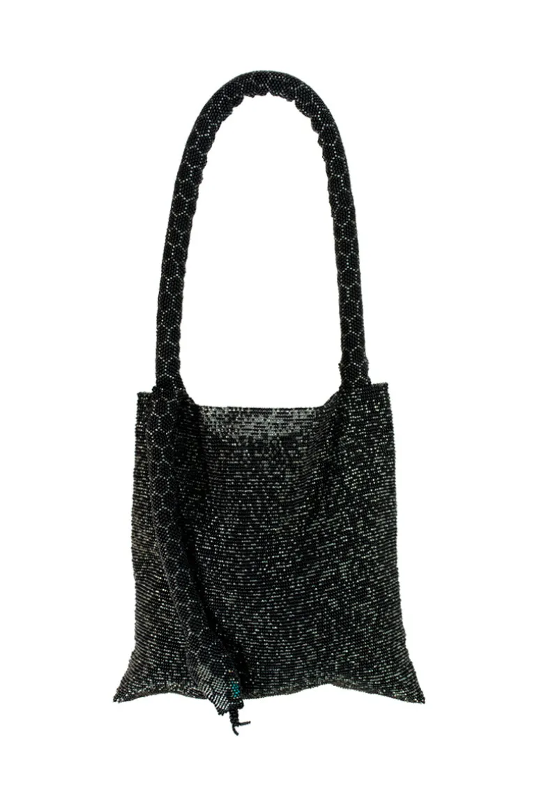 Top Handle Bags<CULT MIA SERPENT SMALL IN Black