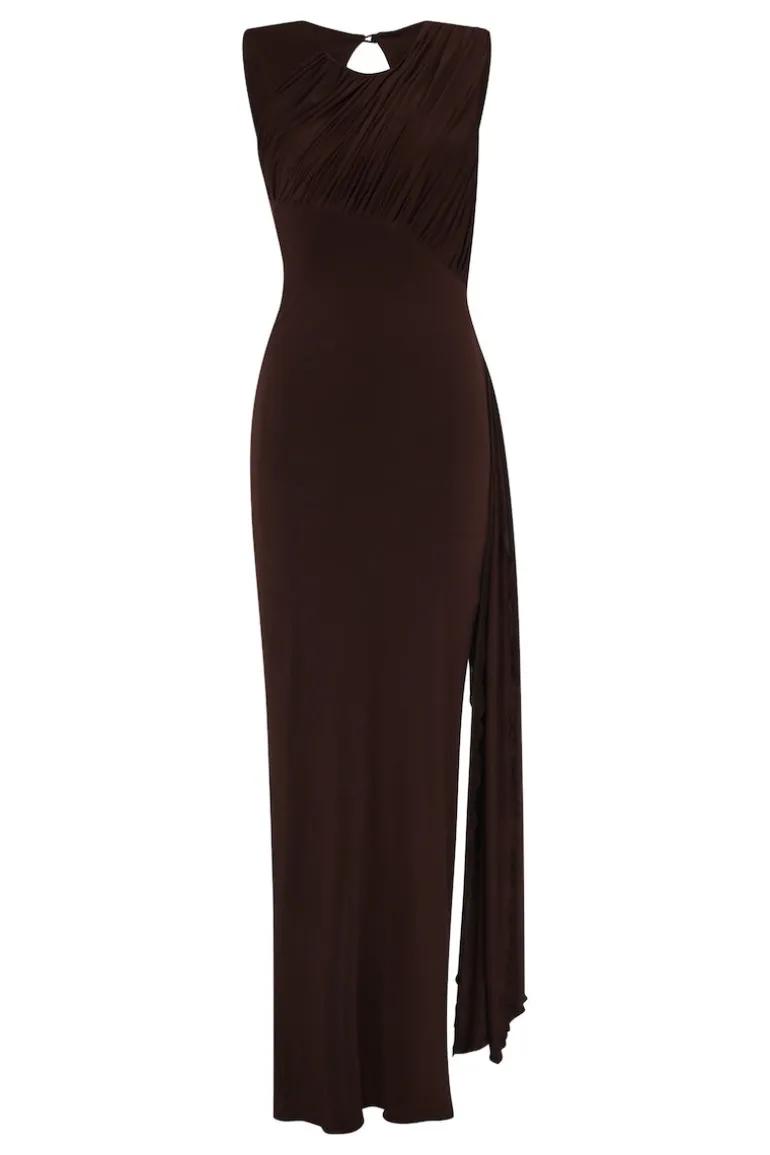 Dresses<CULT MIA SETAS MAXI DRESS Brown