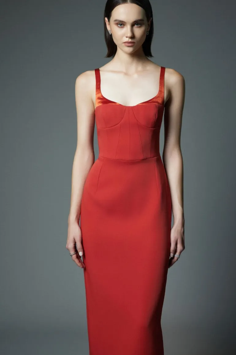 Dresses | Midi Dresses<CULT MIA SEVILLA DRESS IN Red