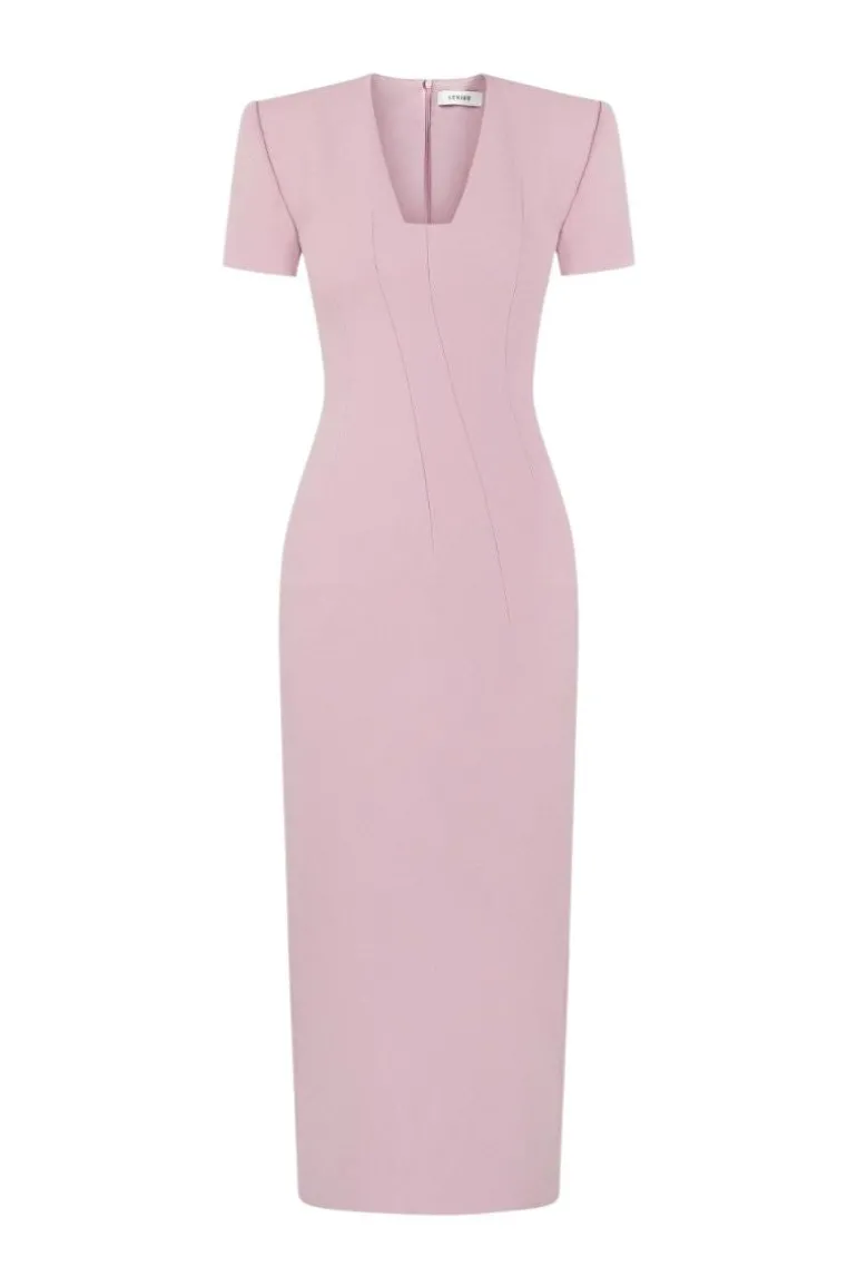 Dresses | Midi Dresses<CULT MIA SHEFFIELD MIDI DRESS Pale Pink