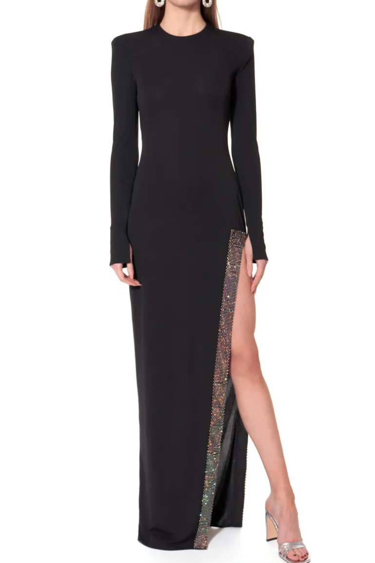 Dresses<CULT MIA SIMONE DRESS IN Night Fall
