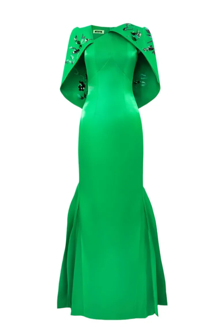 Dresses | Gowns<CULT MIA SONG OF FREEDOM GOWN IN GREEN Shamrock Green