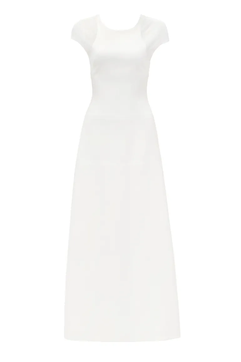 Dresses | Midi Dresses<CULT MIA SQUEEZE MIDI DRESS IN White