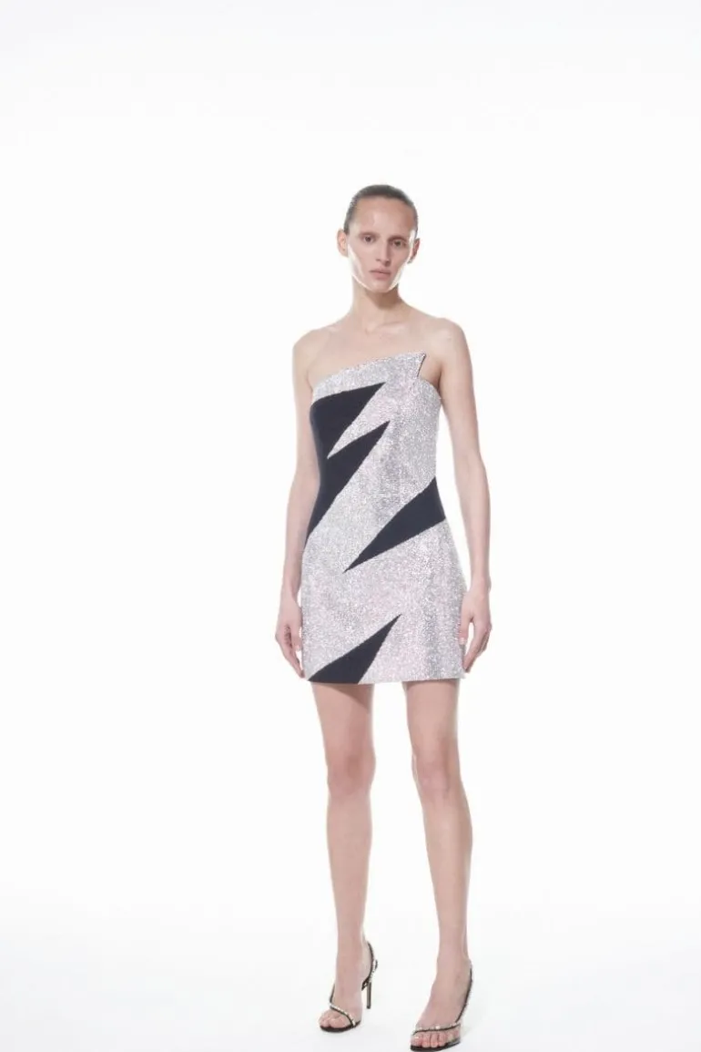 Dresses | Mini Dresses<CULT MIA STARLIGHT EMBELLISHED MINI DRESS Black