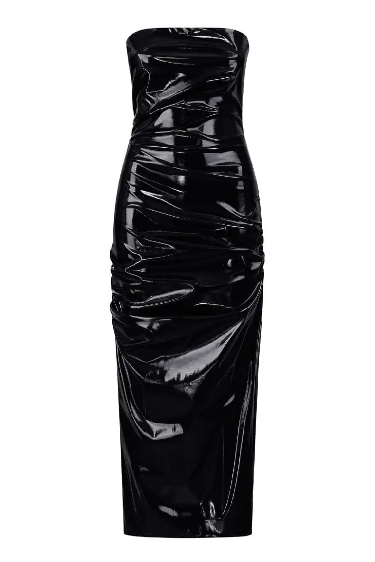 Dresses | Midi Dresses<CULT MIA STRAPLESS DAKOTA MIDI DRESS Black