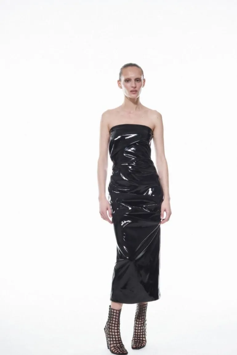 Dresses | Midi Dresses<CULT MIA STRAPLESS DAKOTA MIDI DRESS Black