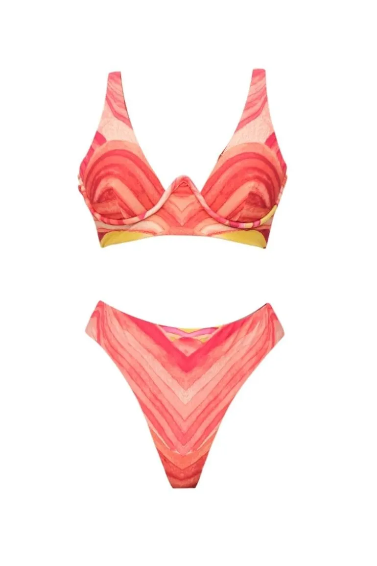 Swimwear<CULT MIA SUNSET KASA LONGLINE BIKINI