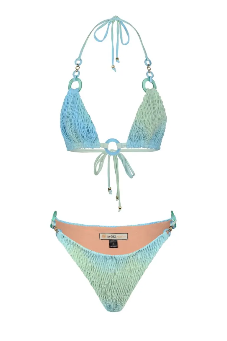 Swimwear<CULT MIA SUNSET SMOKED TURQUOISE BIKINI Turqoise