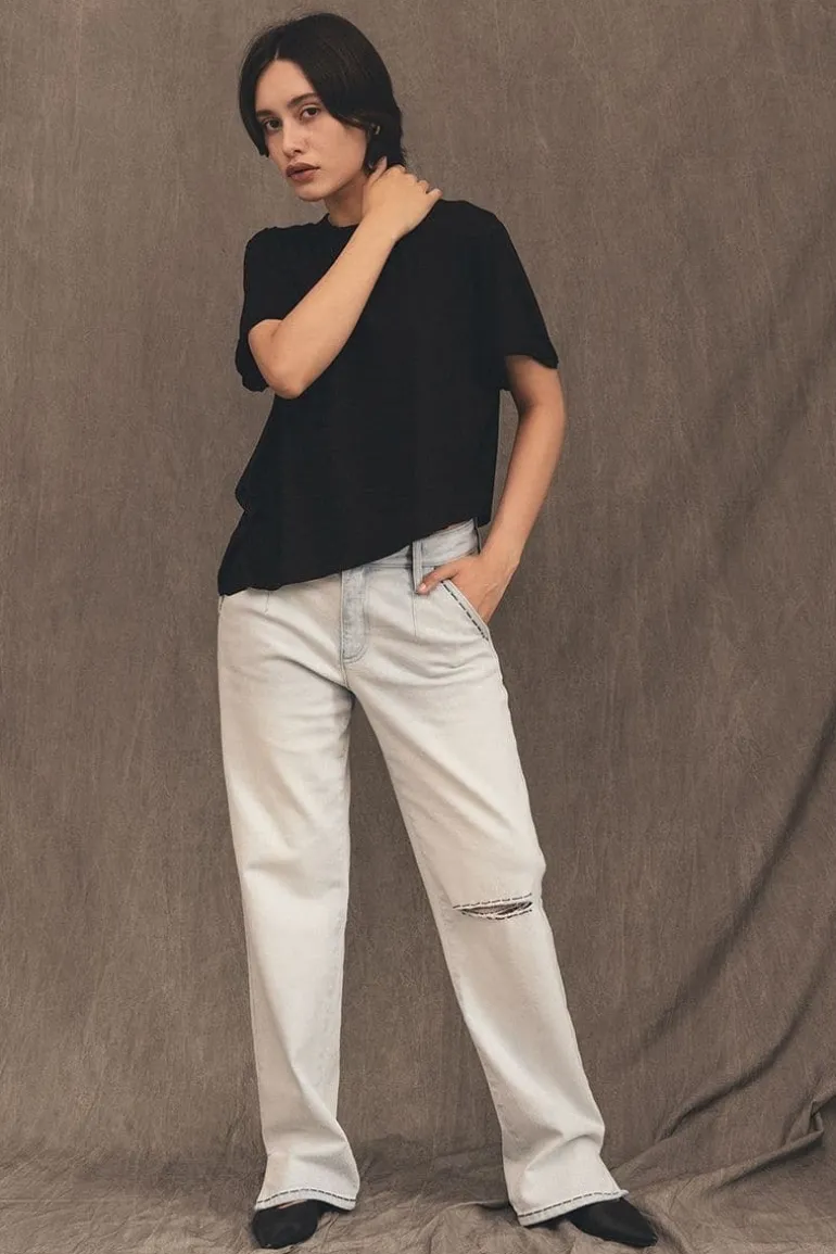 Pants<CULT MIA TAYLOR MERCER ST STRAIGHT LEG JEANS Mercer St.