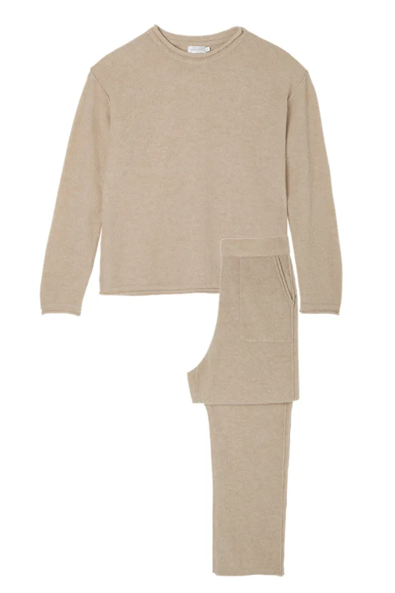 Sleep & Loungewear<CULT MIA TEDDY COTTON WOOL LOUNGE SET IN Dusk