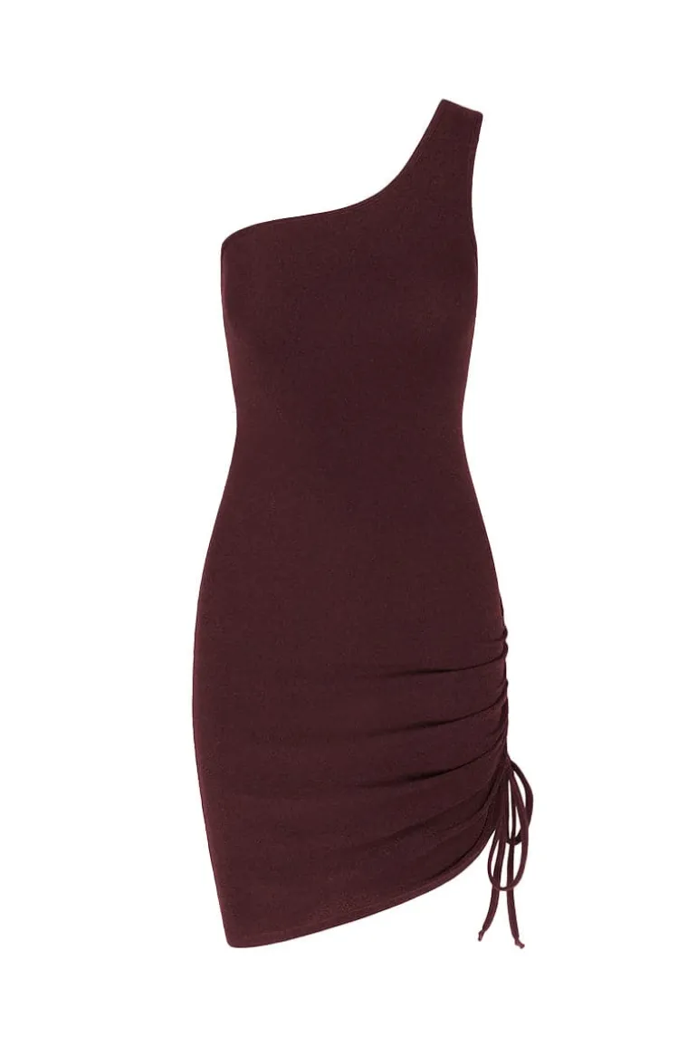 Dresses | Mini Dresses<CULT MIA THE TERRY ASYMMETRICAL MINI DRESS Coco