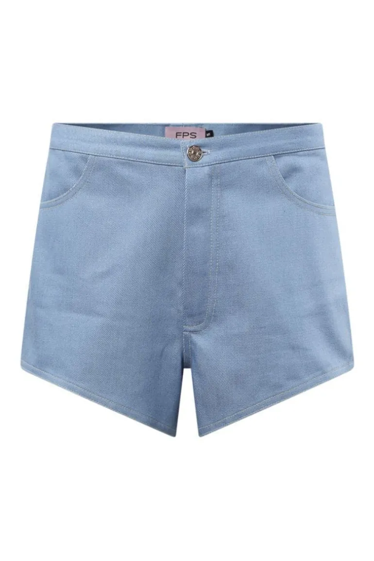 Pants<CULT MIA THE DENIM MINI SHORTS Navy