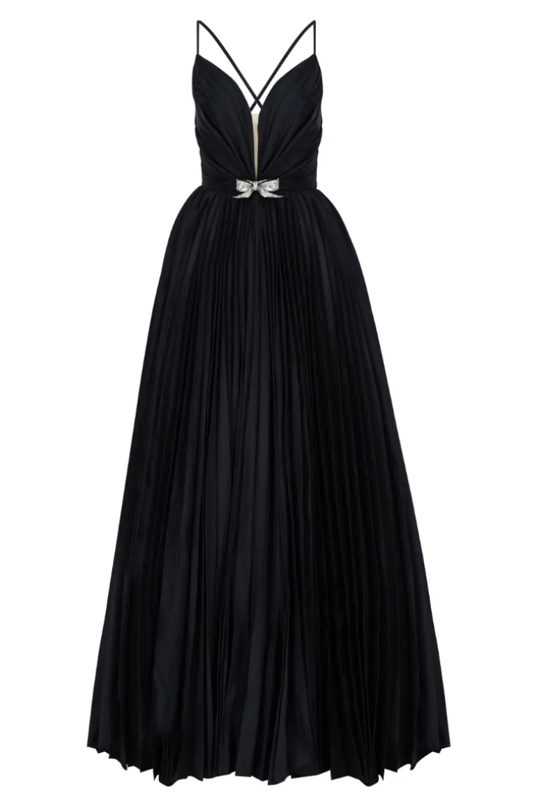 Dresses | Gowns<CULT MIA VICTORY PLEATED BODICE GOWN Black