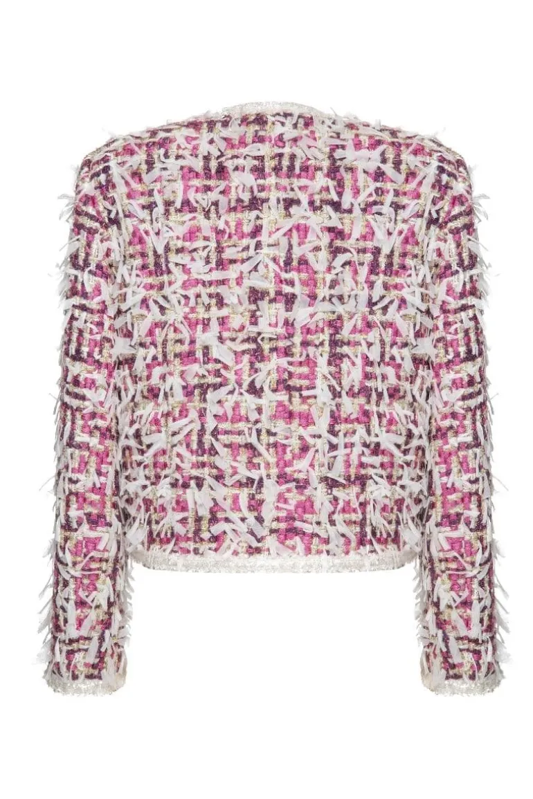 Jackets<CULT MIA VINTAGE WHITE JACKET Multicolor