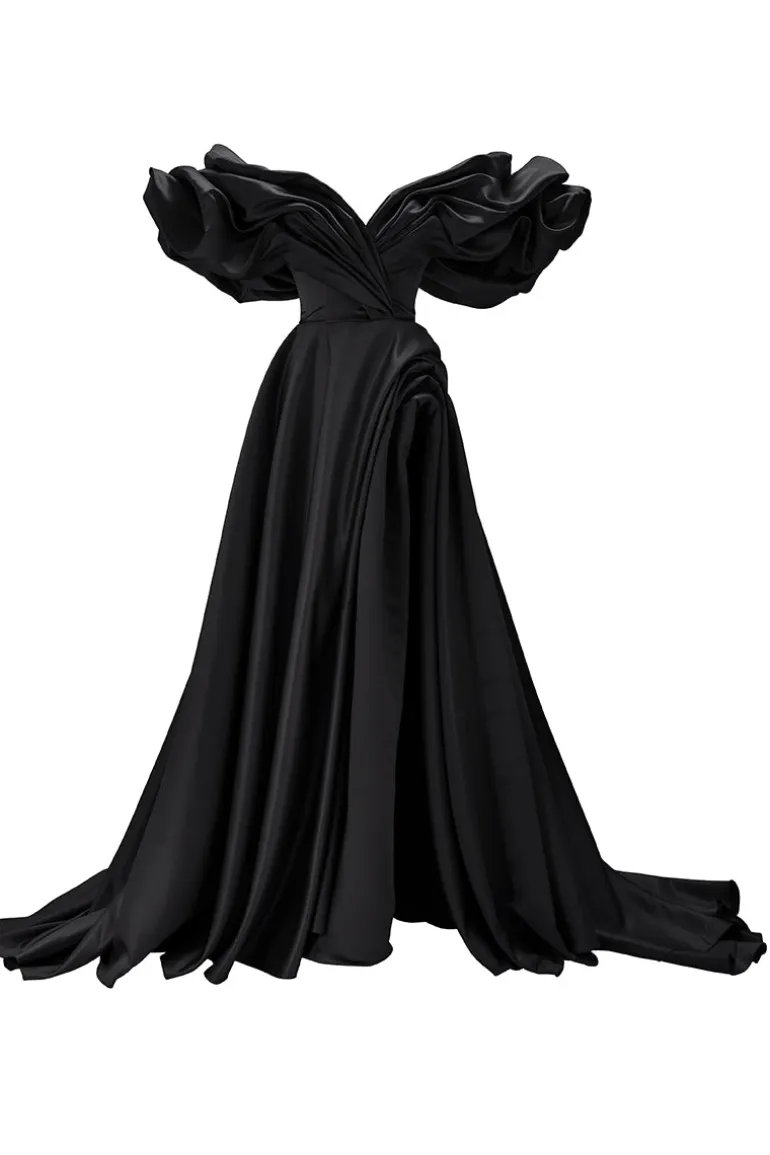 Dresses | Gowns<CULT MIA VOLUME SCULPTED DRESS IN Black
