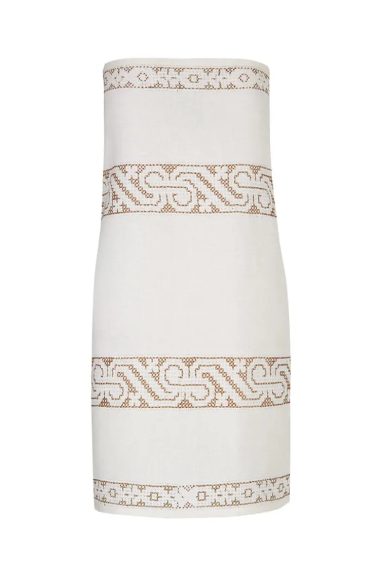 Dresses | Mini Dresses<CULT MIA HANDMADE EMBROIDERD MINI DRESS White