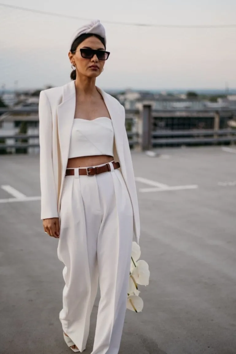Jackets<CULT MIA LOOSE FITTING JACKET White
