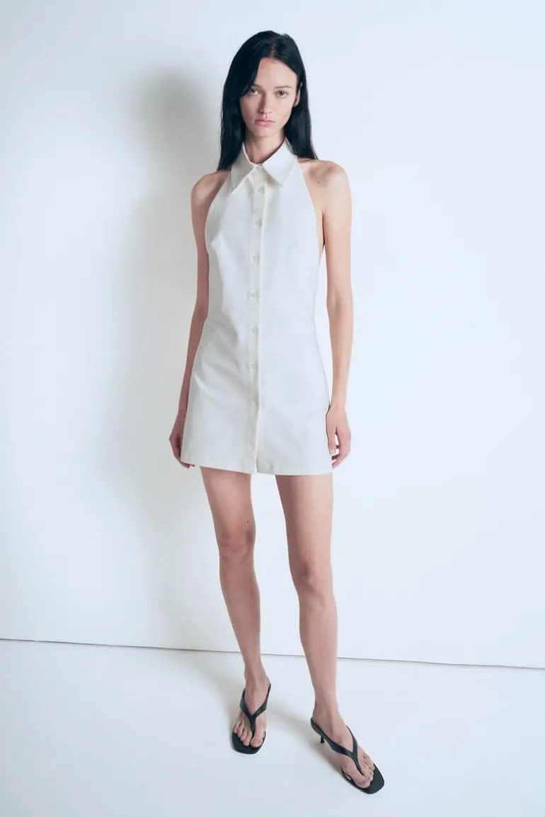 Dresses | Mini Dresses<CULT MIA MINI SHIRT DRESS White