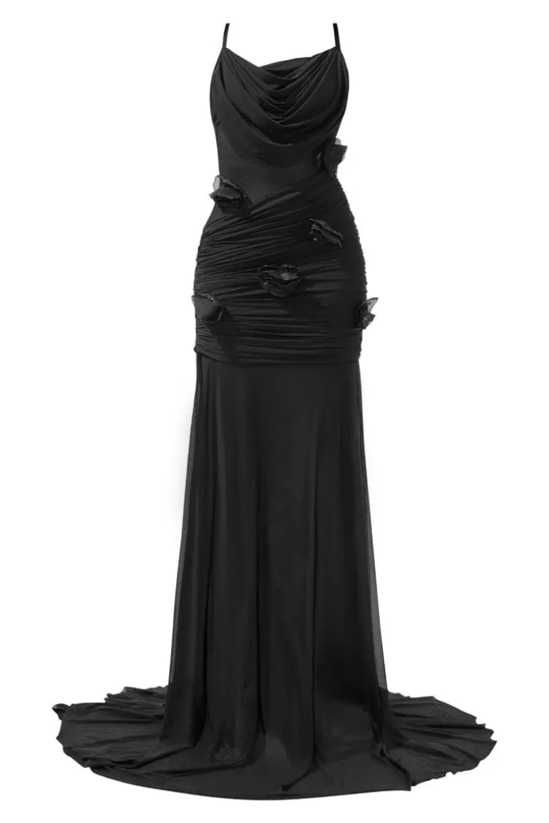 Dresses | Gowns<CULT MIA WILLOW COWL NECK GOWN Black