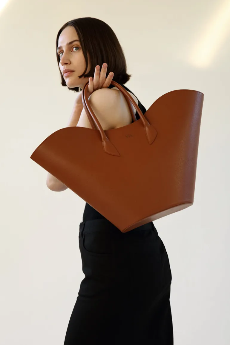 Shoulder Bags<CULT MIA WILLOW HANDBAG Walnut Brown