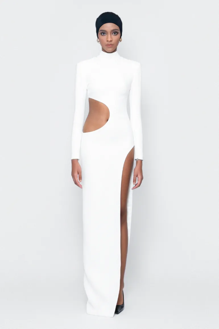Dresses | Gowns<CULT MIA WINDING MAXI DRESS IN White