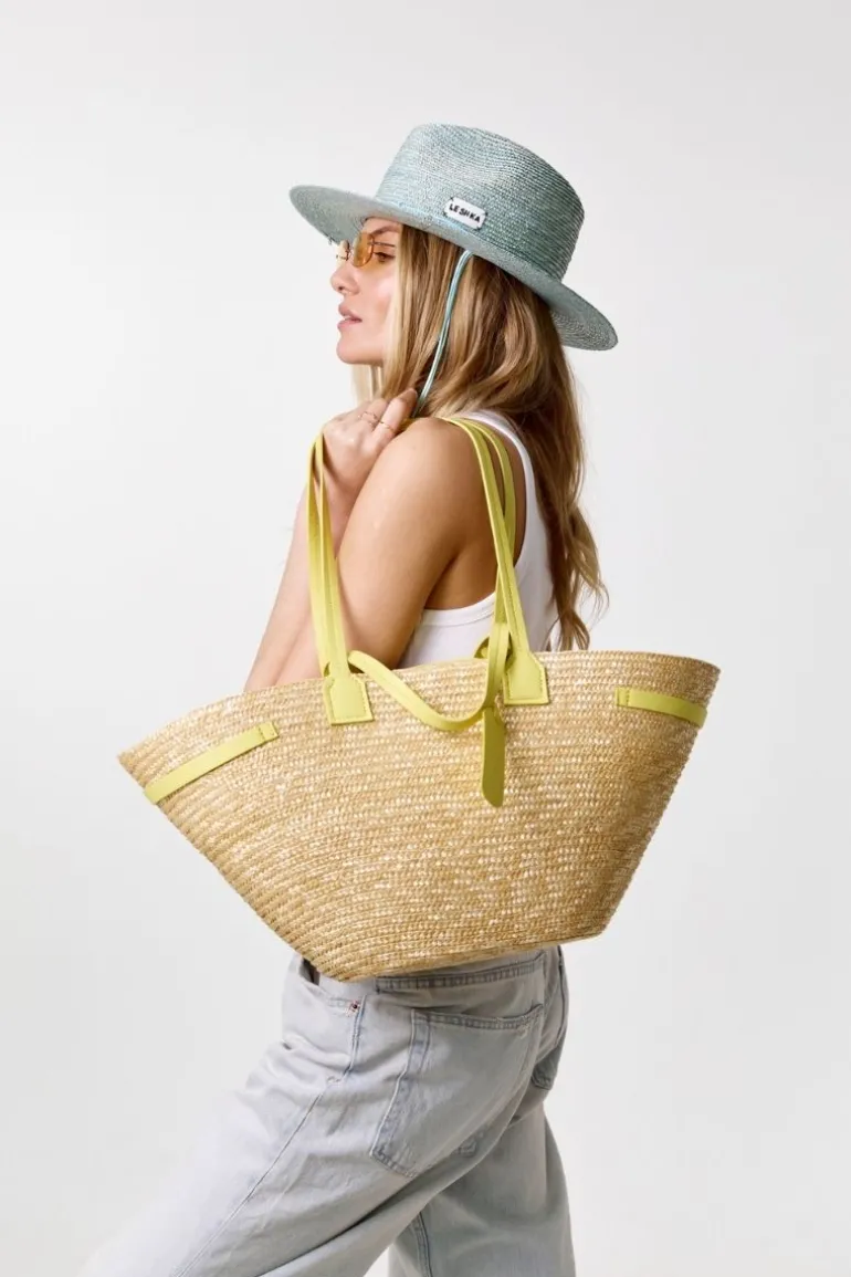 Shoulder Bags<CULT MIA YELLOW SUMMER BAG Beige/Yellow