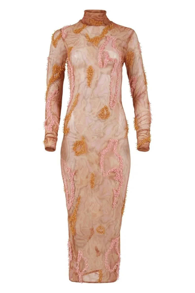 Dresses | Midi Dresses<CULT MIA ZUSI PINK NUDE MIDI DRESS Pink/Nude/Blush