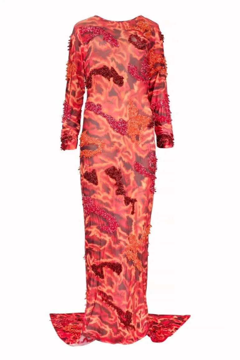 Dresses<CULT MIA ZUSI-ISI CUT-OUT MAXI DRESS Red
